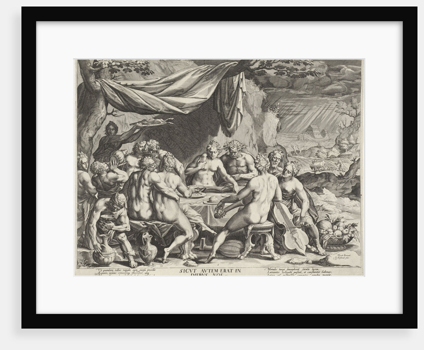 The sinful humanity before the Flood by François van den Hoeye