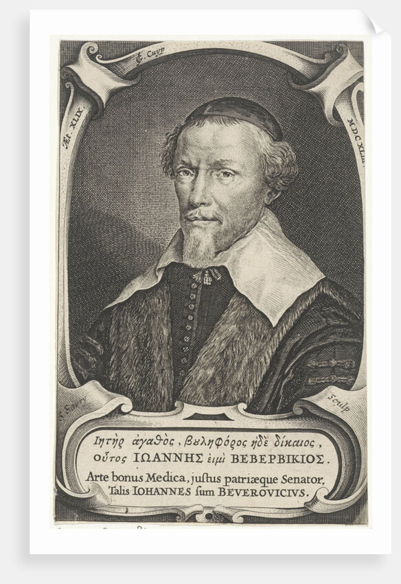 Portrait of John van Beverwijck by Salomon Savery