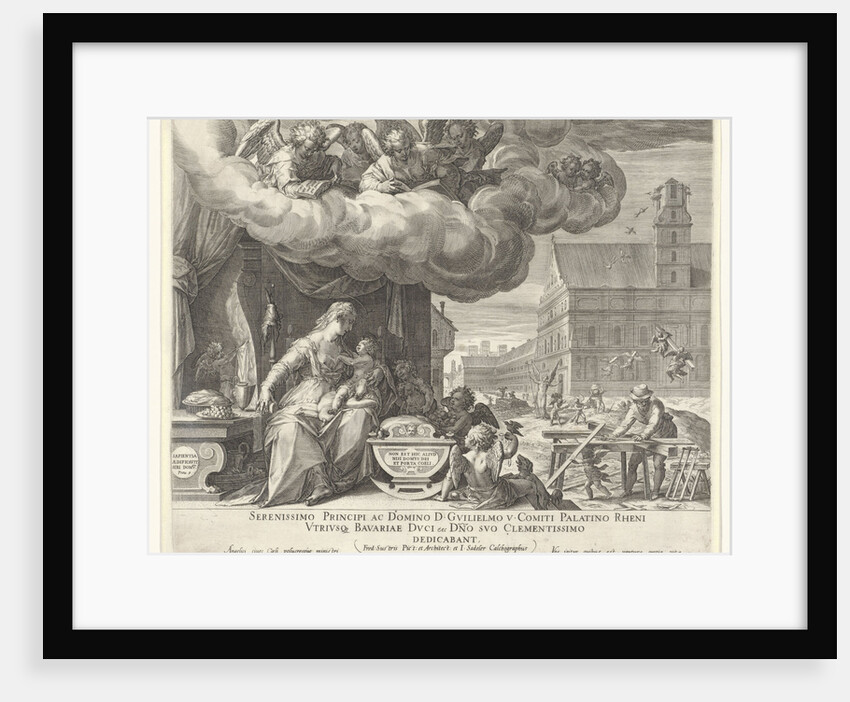 Holy Family in Egypt by Willem V de Vrome van Beieren