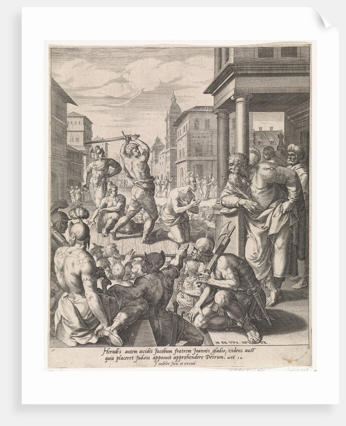 Beheading of James the Greater by Johann Sadeler I
