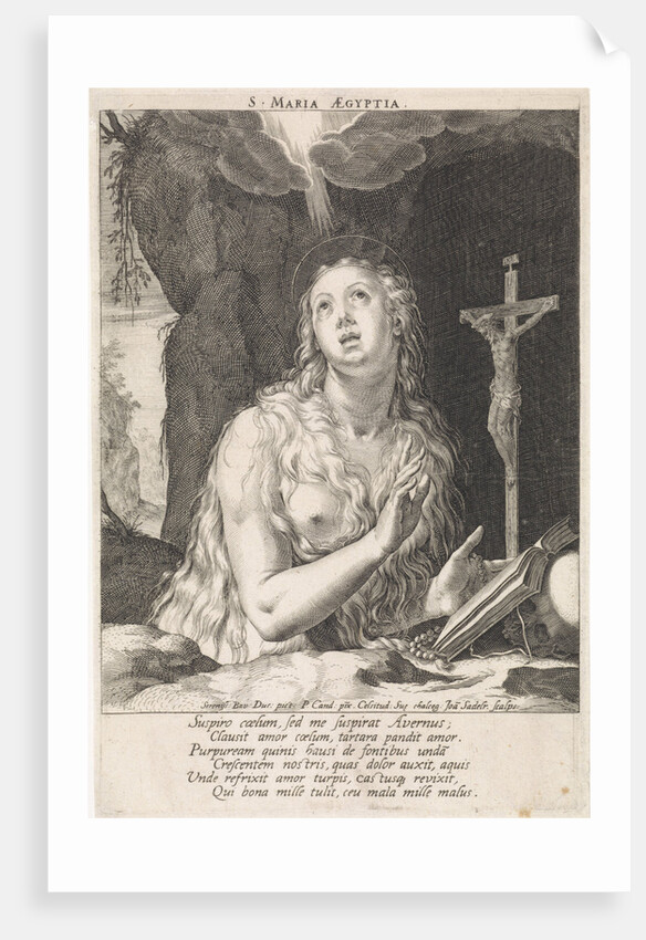 Saint Mary of Egypt by Johann Sadeler I