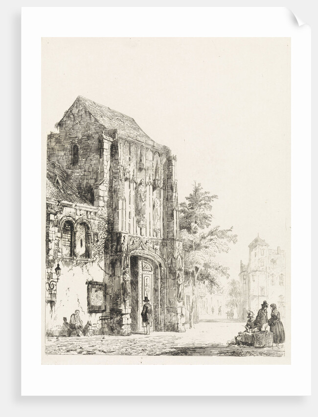 Sellers for a church portal by Cornelis Springer