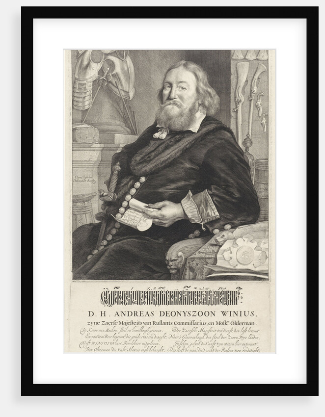 Portrait of Andreas Deonyszoon Winius by Joost van den Vondel