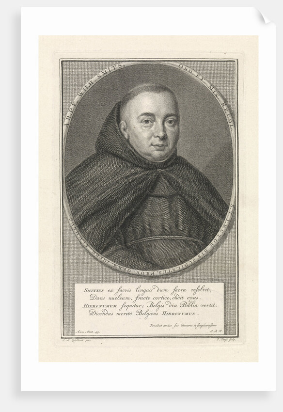 Portrait of Willem Smits by Monogrammist JBV