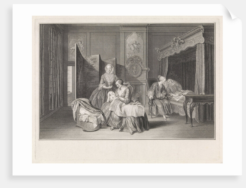 Dutch nursery by Cornelis Troost