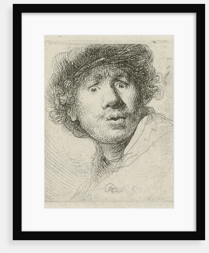 Wide-eyed by Rembrandt Harmensz. van Rijn