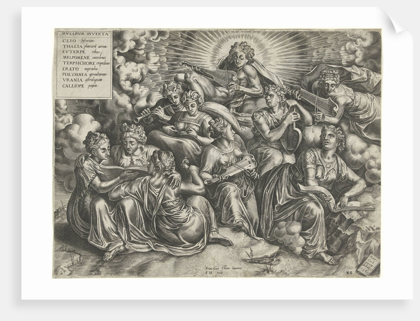 Apollo and the Muses by Hieronymus Cock