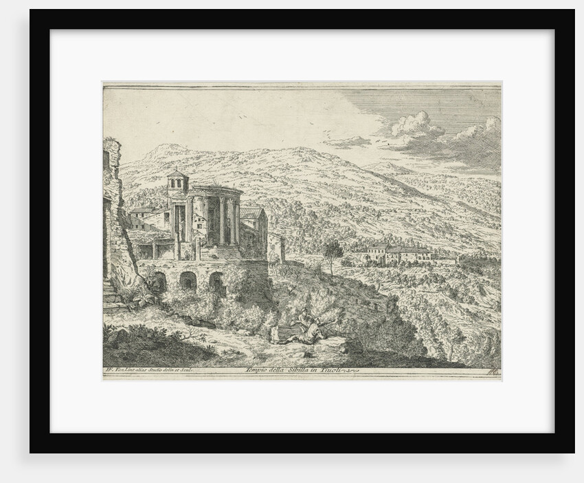 Temple of Sibyl in Tivoli by Hendrik Frans van Lint