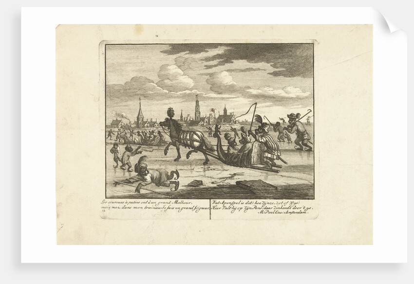 Ice entertainment with monkeys by Matthijs Pool