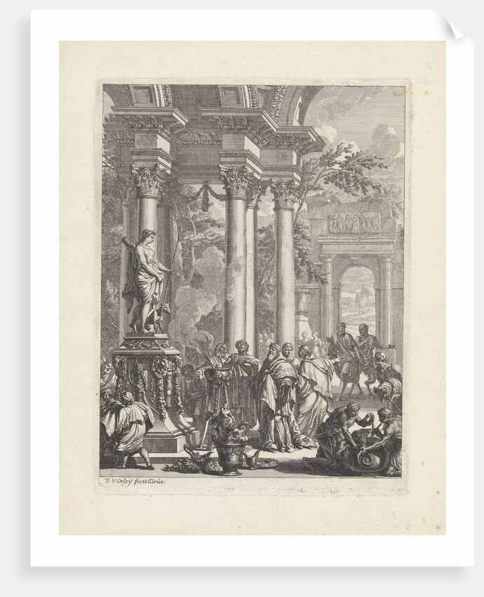 The sacrifice to Diana by Richard van Orley