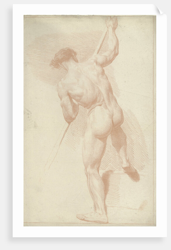 Male nude by Louis Fabritius Dubourg