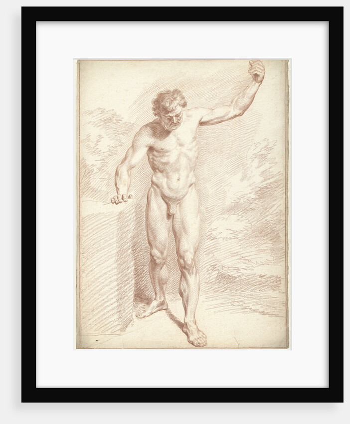 Male nude by Louis Fabritius Dubourg