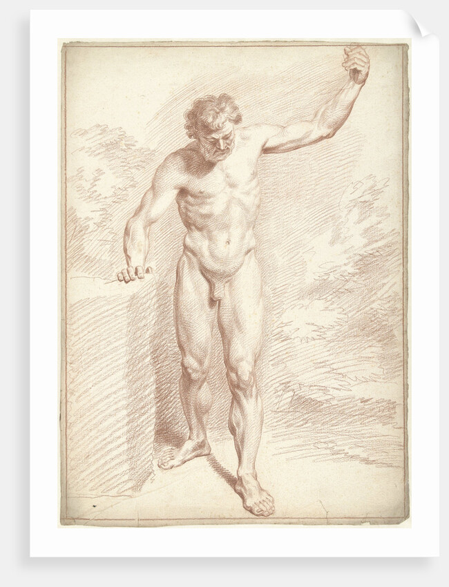 Male nude by Louis Fabritius Dubourg
