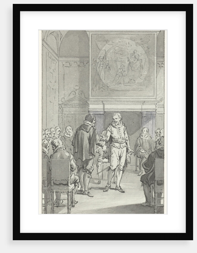 Cornelis Pietersz. Hooft speaks to Prins Maurits about the government change of Amsterdam by Anonymous