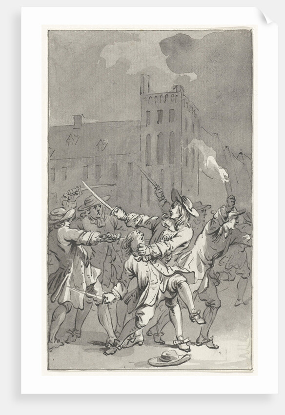 Johan de Witt attacked and seriously injured by Jacobus Buys