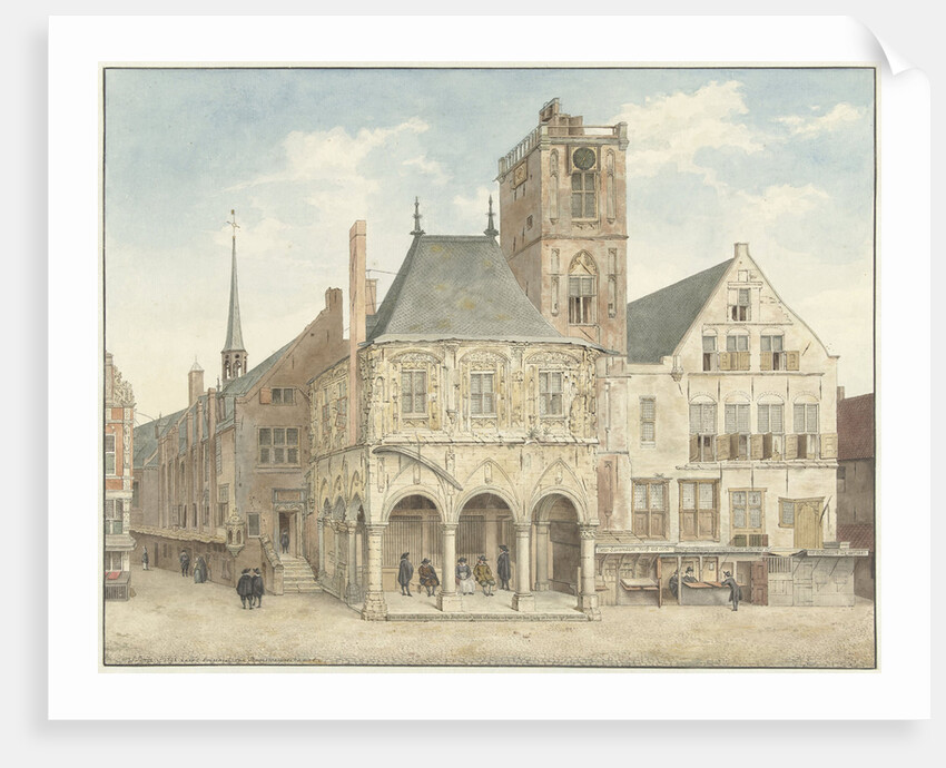 The Old Town Hall in Amsterdam by Pieter Jansz. Saenredam