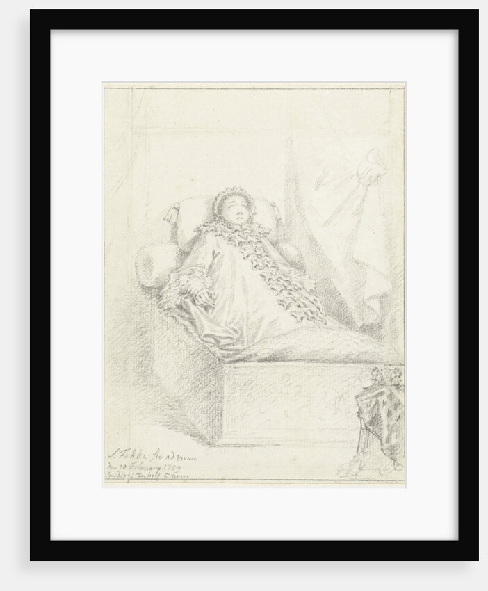 State bed Princess governess by Simon Fokke