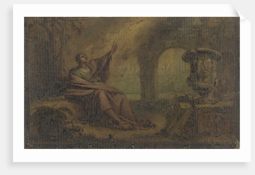 John on Patmos by Anonymous