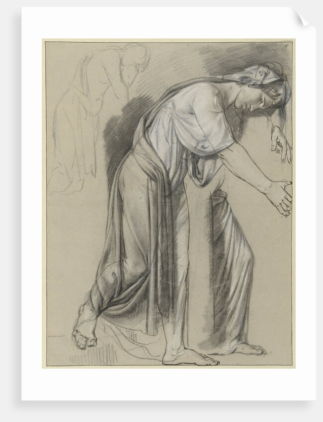 A bent over woman by Jean Grandjean