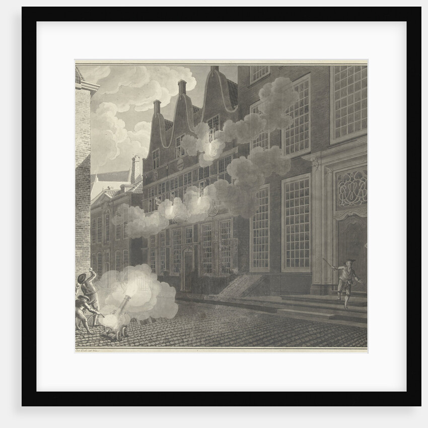 Shelling of the house of Lucas Steveninck by Jan Arends