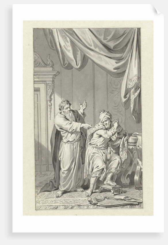 David and Nathan by Jacobus Buys