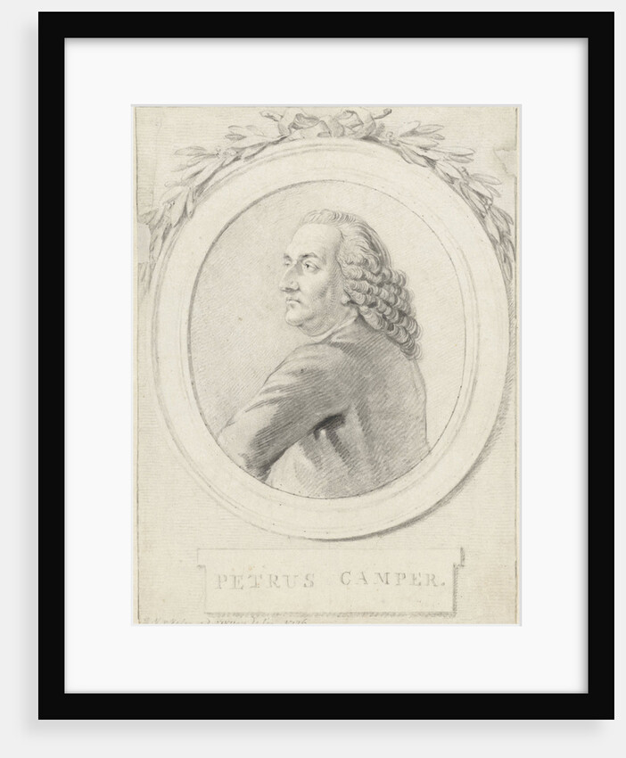 Portrait of Professor Petrus Camper by Reinier Vinkeles