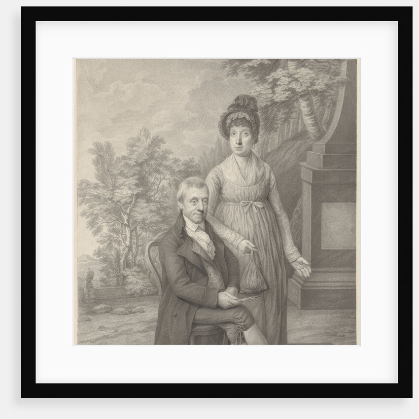 Self Portrait of Johannes Cornelis Mertens with his wife by Johannes Cornelis Mertens