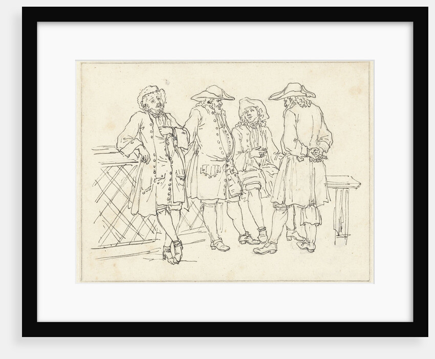 Sketches of standing by Bernard Picart