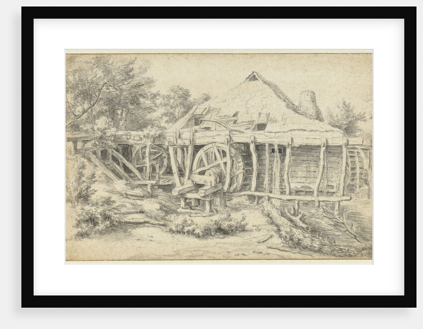 Watermill by Jacob Isaacksz. van Ruisdael