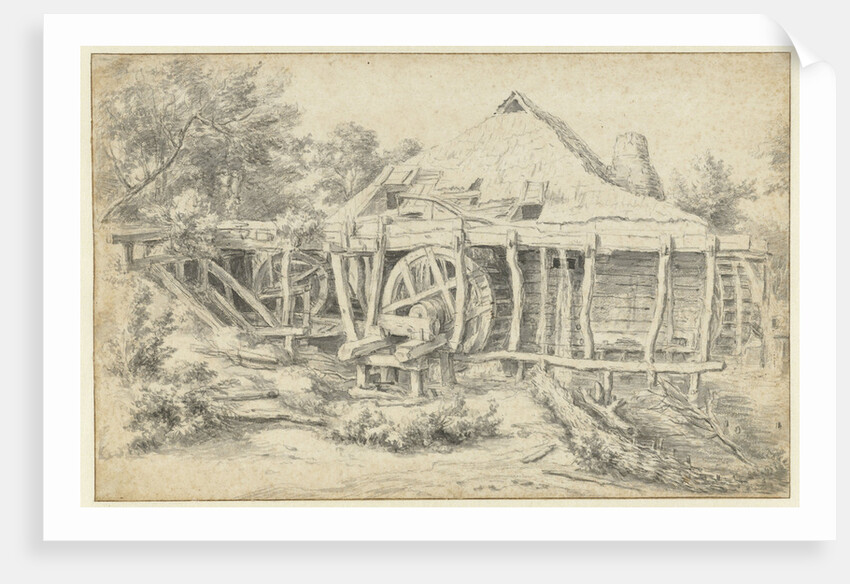 Watermill by Jacob Isaacksz. van Ruisdael