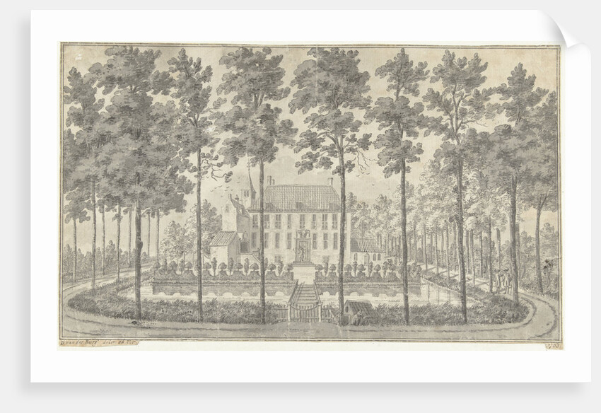 View of the house Voorstonden or Appeltern The Netherlands by Dirk van der Burg