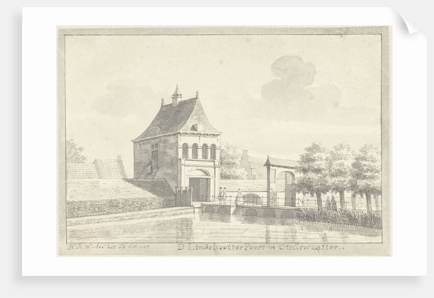 The Linschoterpoort Oudewater The Netherlands by Hendrik de Winter