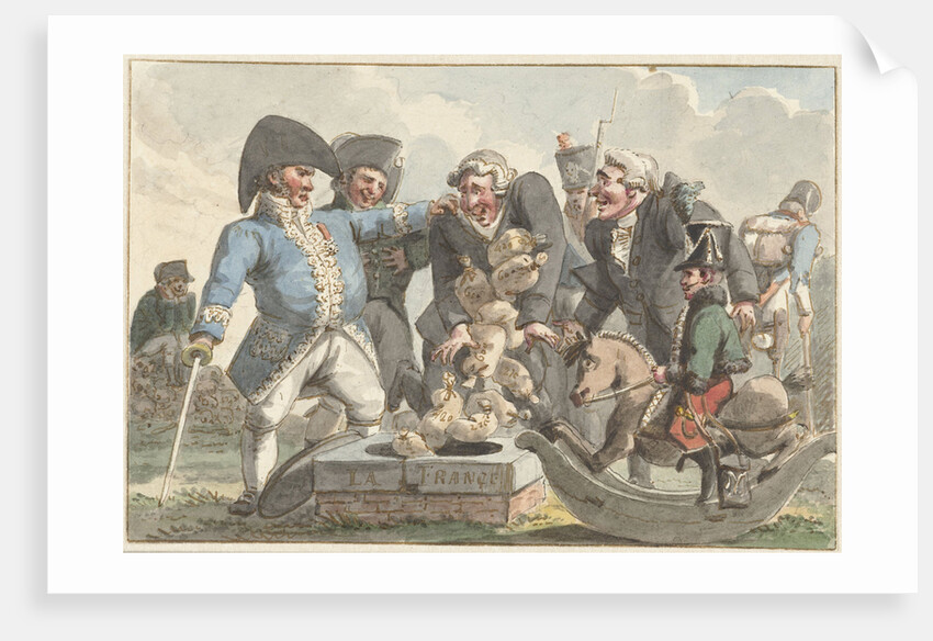Cartoon on tiercering of 1810 by Jacob Smies