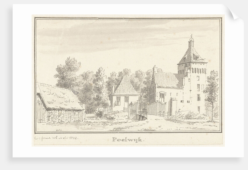 Castle Poelwijk Gendt by Cornelis Pronk