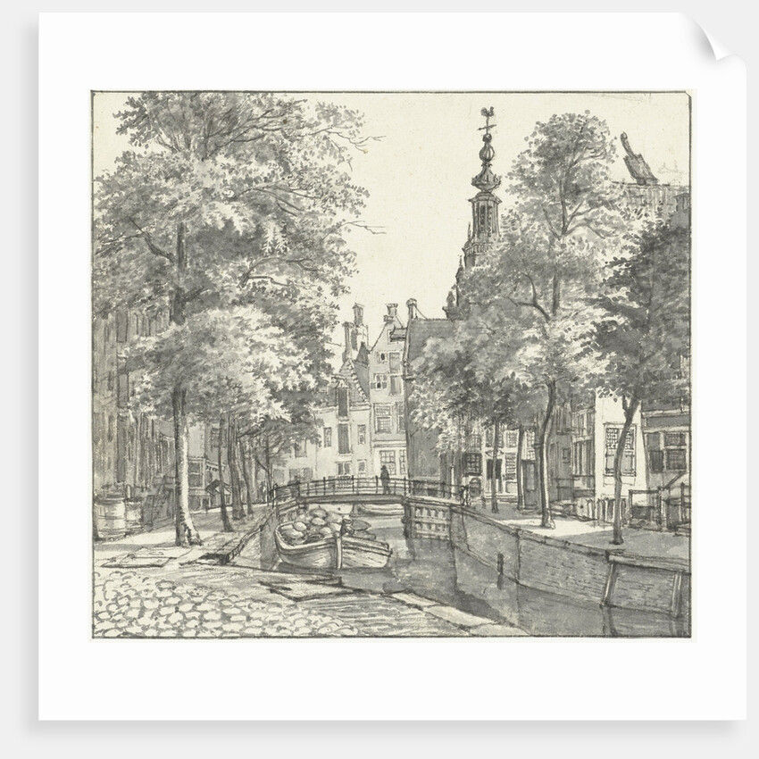 View of the Krom boomsloot by Gerrit Lamberts