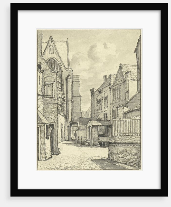 The St. John's Church St. Janskerk or Grote Kerk in Gouda The Netherlands by Gerrit Lamberts