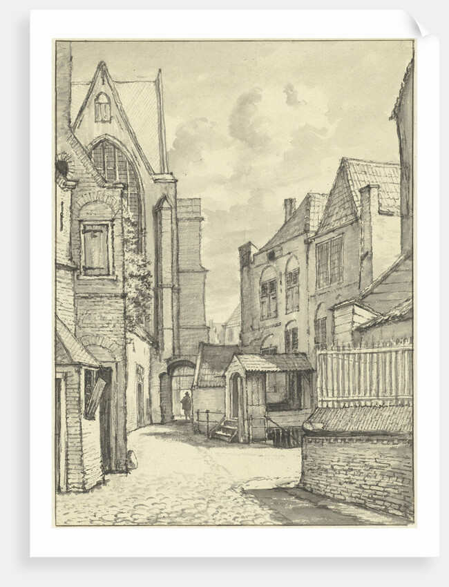 The St. John's Church St. Janskerk or Grote Kerk in Gouda The Netherlands by Gerrit Lamberts