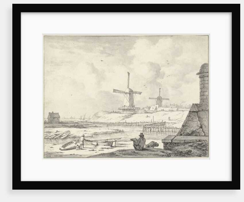 Draftsman on the Hoogendijk by Jan Hulswit