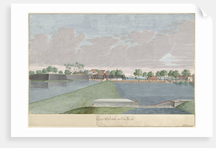 Fort Colombo Ceylon Sri Lanka by C. Steiger