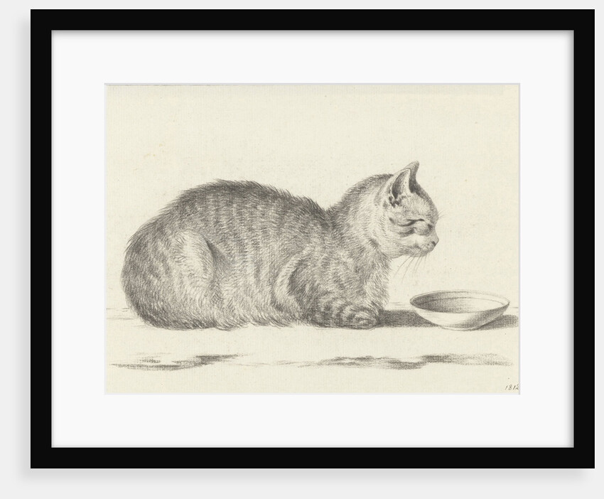 Reclining cat by Jean Bernard