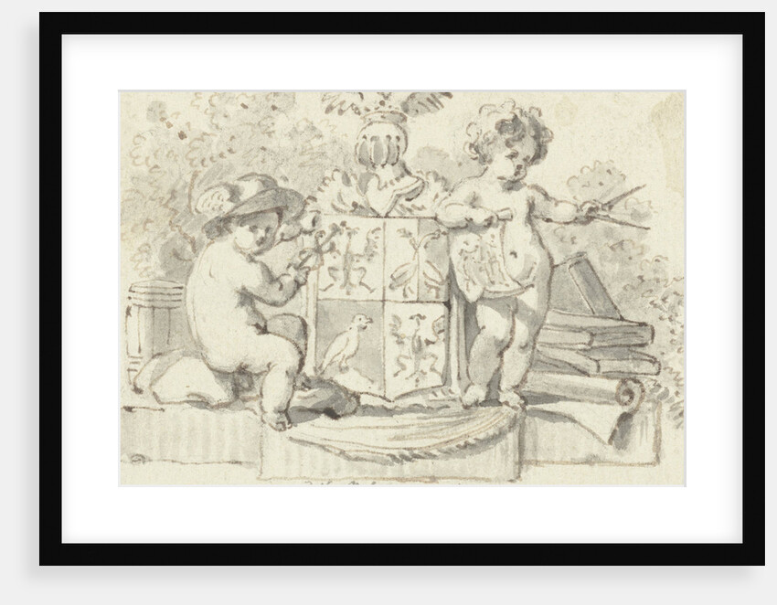 With compass and Aesculapius by Reinier Vinkeles