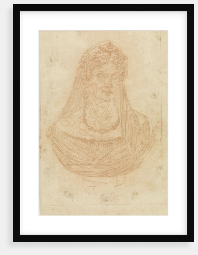 Portrait Bust of Anna Pavlovna Romanova by Queen of the Netherlands