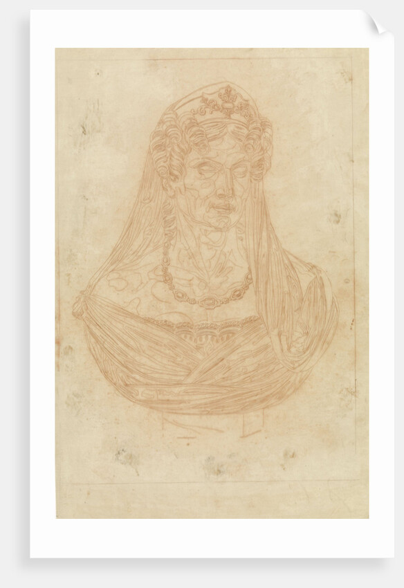 Portrait Bust of Anna Pavlovna Romanova by Queen of the Netherlands