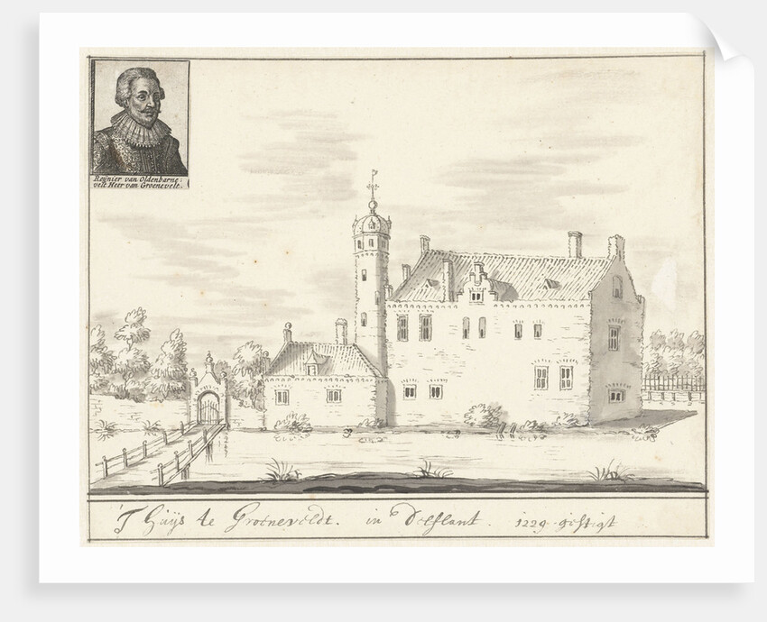 Castle Groenevelt in Delfland The Netherlands by Anonymous