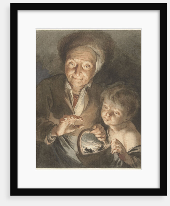 Old woman with child and fire test by Peter Paul Rubens