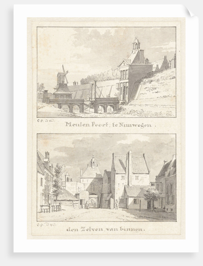 The Meulen Gate at Nijmegen by Cornelis Pronk