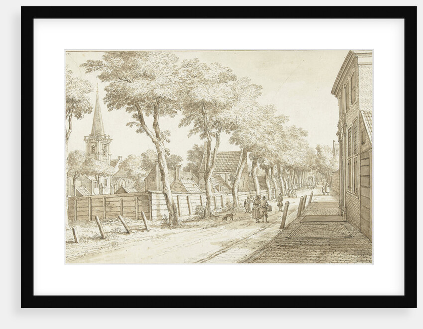 View in Katwijk Binnen The Netherlands by Paulus Constantijn la Fargue