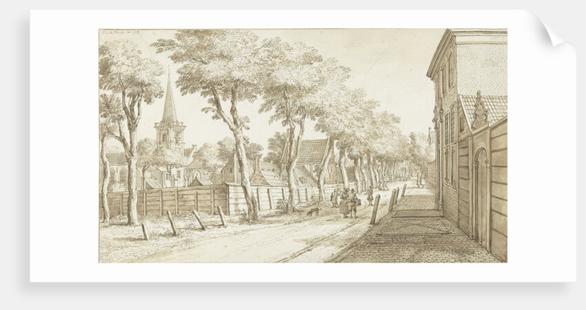 View in Katwijk Binnen The Netherlands by Paulus Constantijn la Fargue