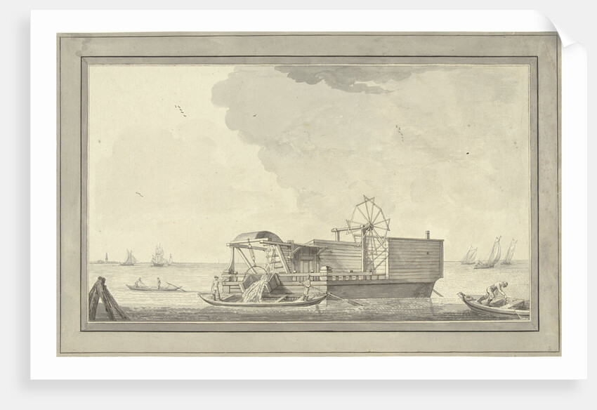 A dredger by Anonymous