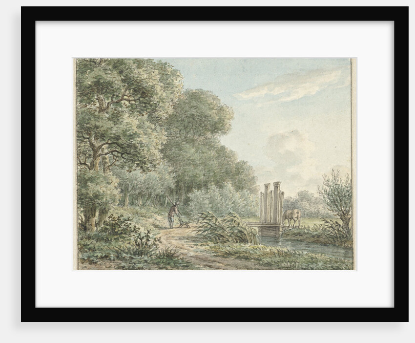Hiker on the Amstelveen Road by Jan Evert Grave